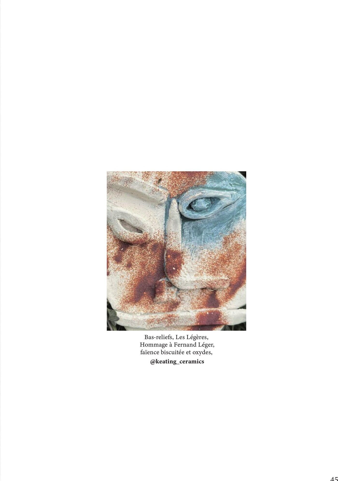 Œuvre d'Aurélia Grandel de Keating — RIVIERA ART N°1