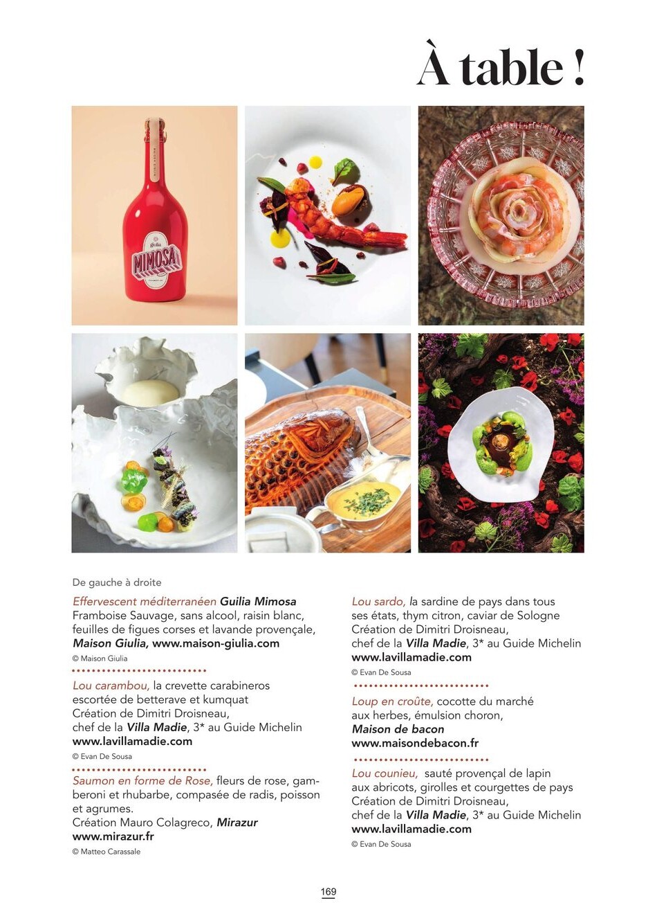 À table ! — créations des chefs de la Riviera, RIVIERA ART