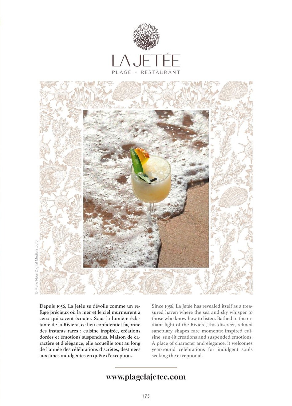 La Jetée, plage-restaurant depuis 1956